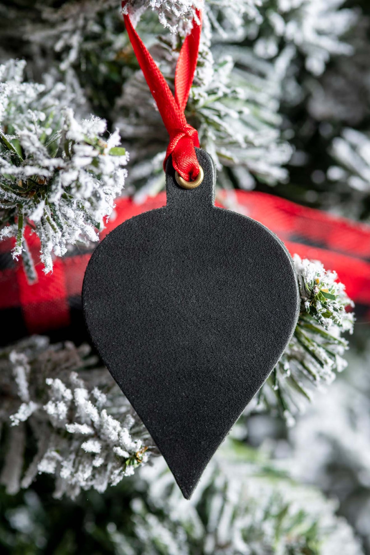 Teardrop Ornament | Leather Ornament