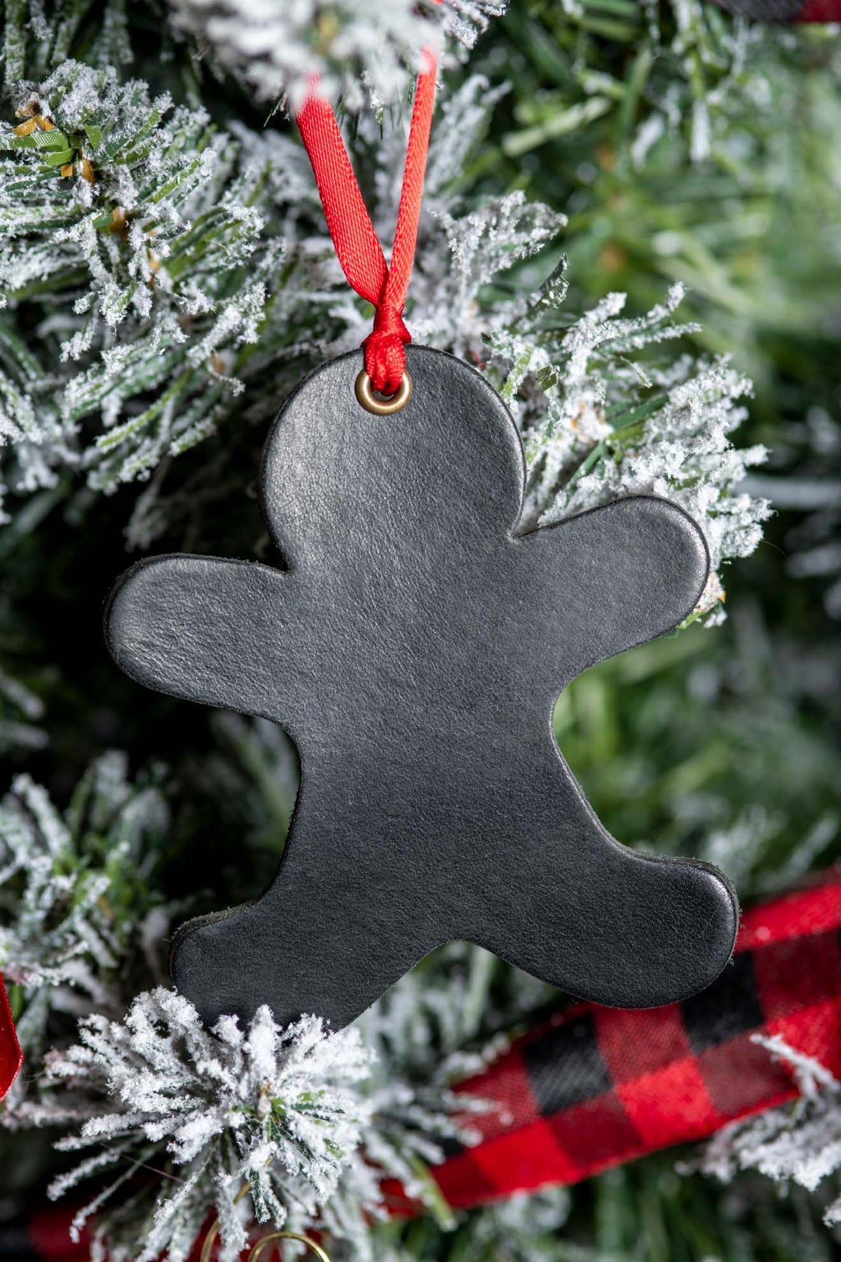 The Gingerbread Man | Leather Ornament