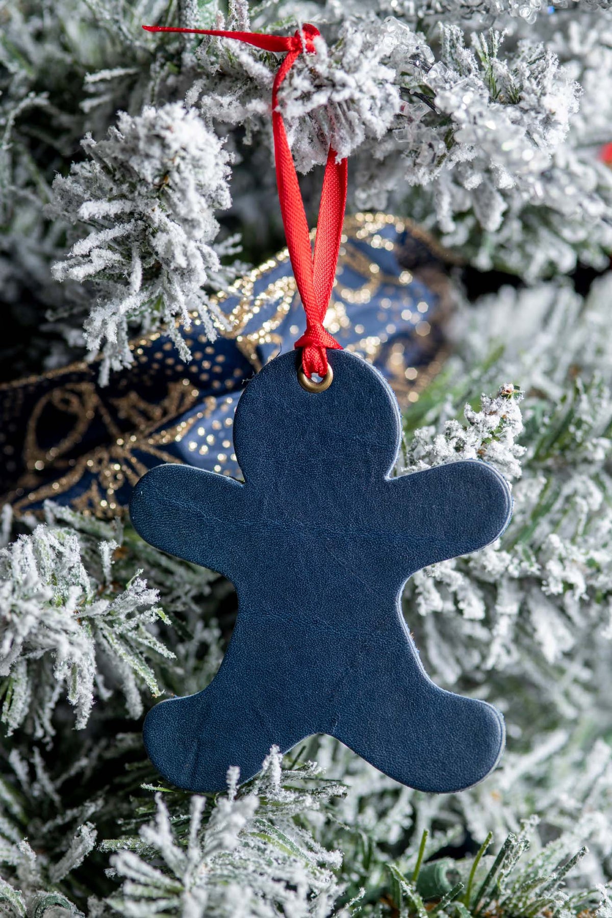 The Gingerbread Man | Leather Ornament