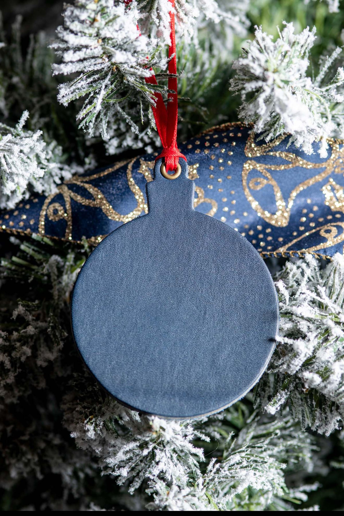 Round Ornament | Leather Ornament