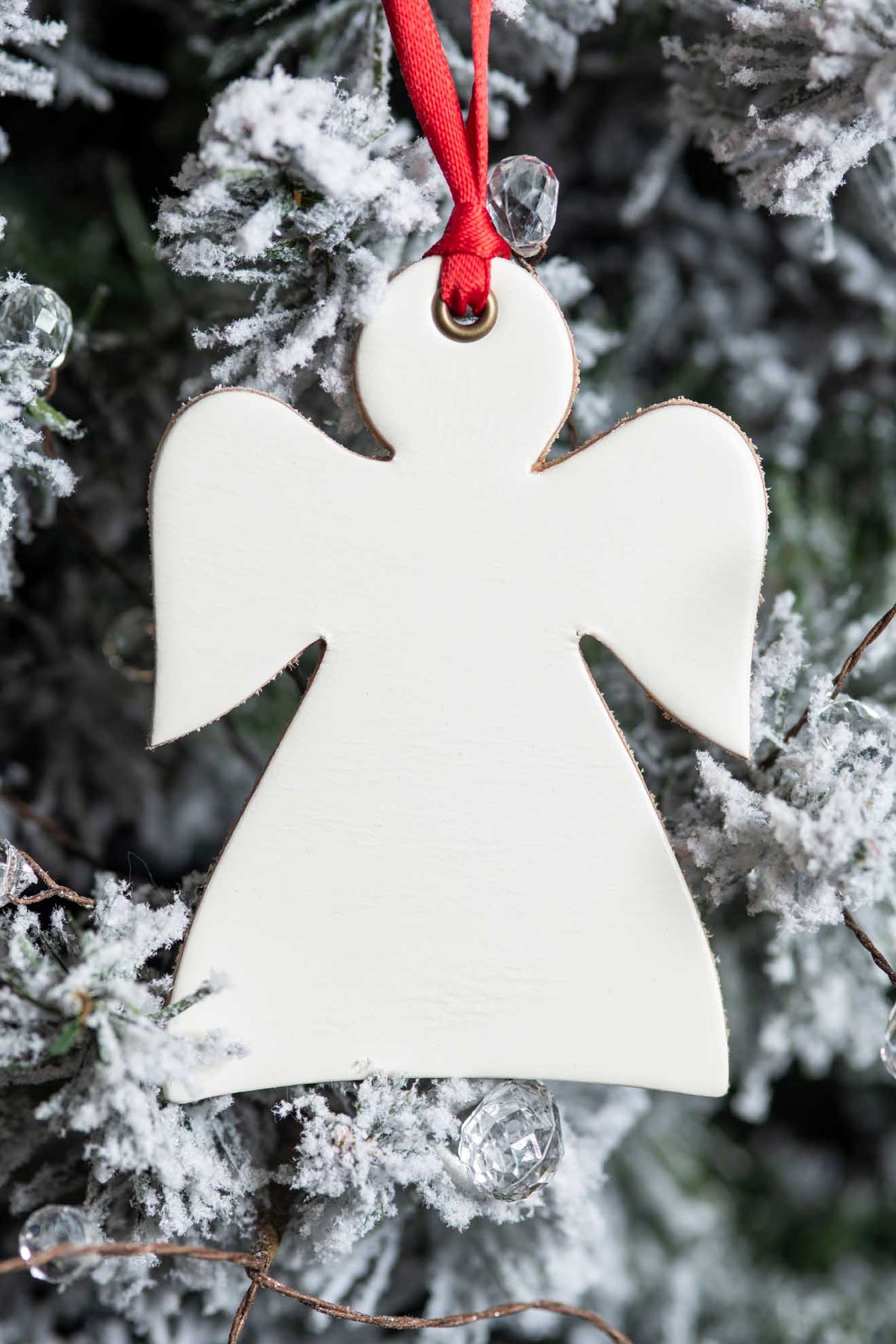 The Herald Angel | Leather Ornament