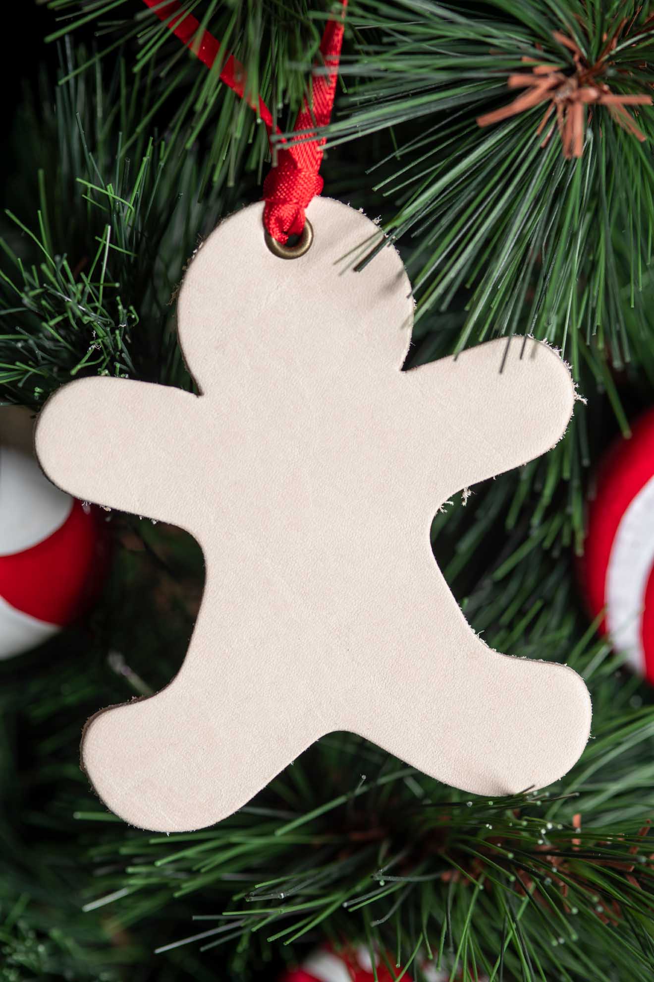 The Gingerbread Man | Leather Ornament