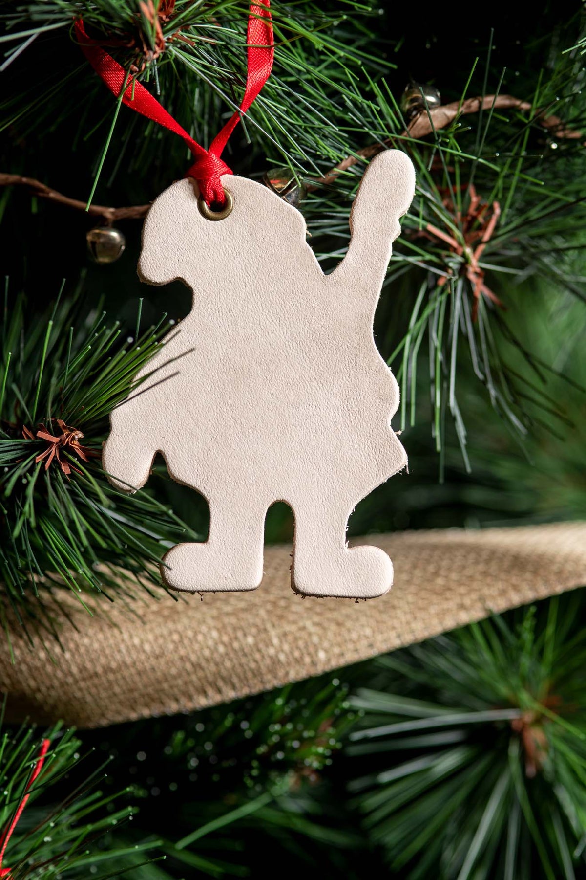 Santa Claus | Leather Ornament