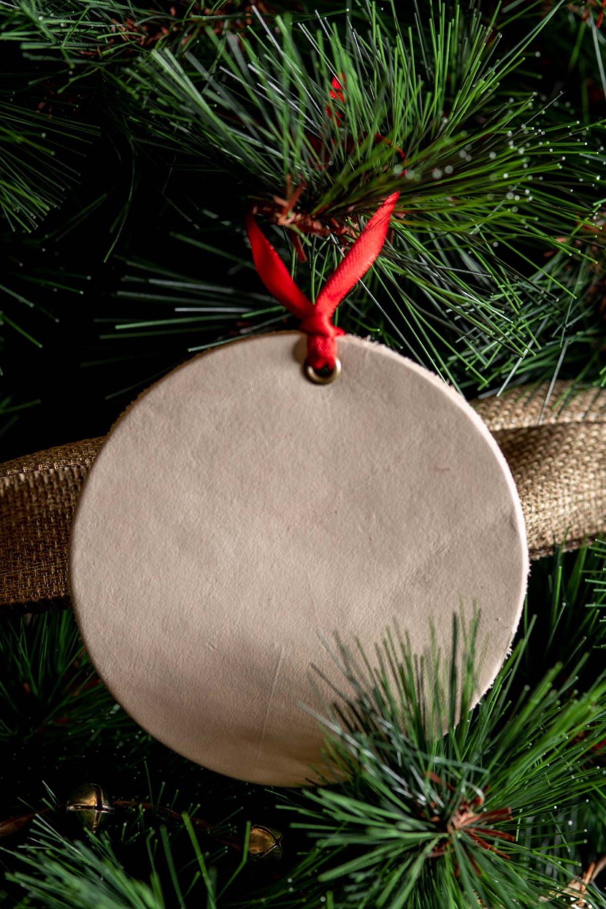 Simple Circle | Leather Ornament