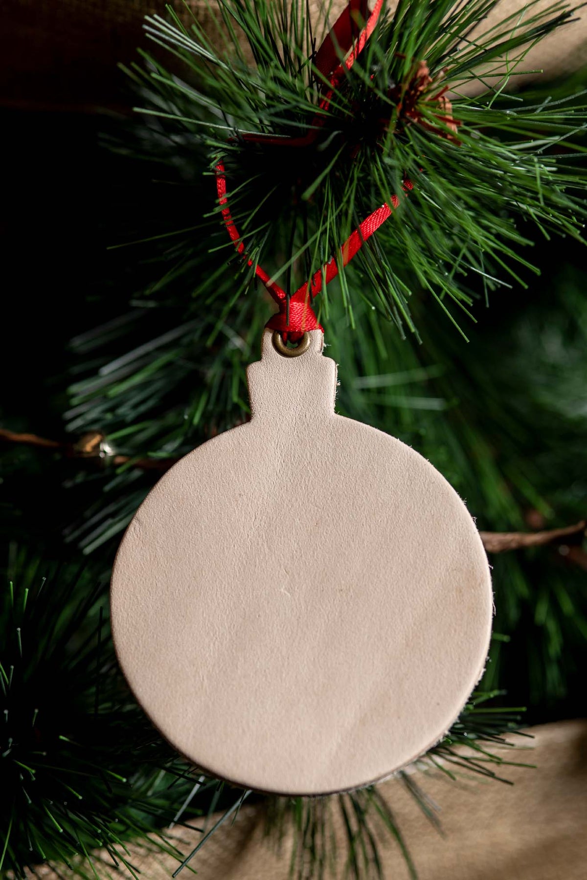 Round Ornament | Leather Ornament