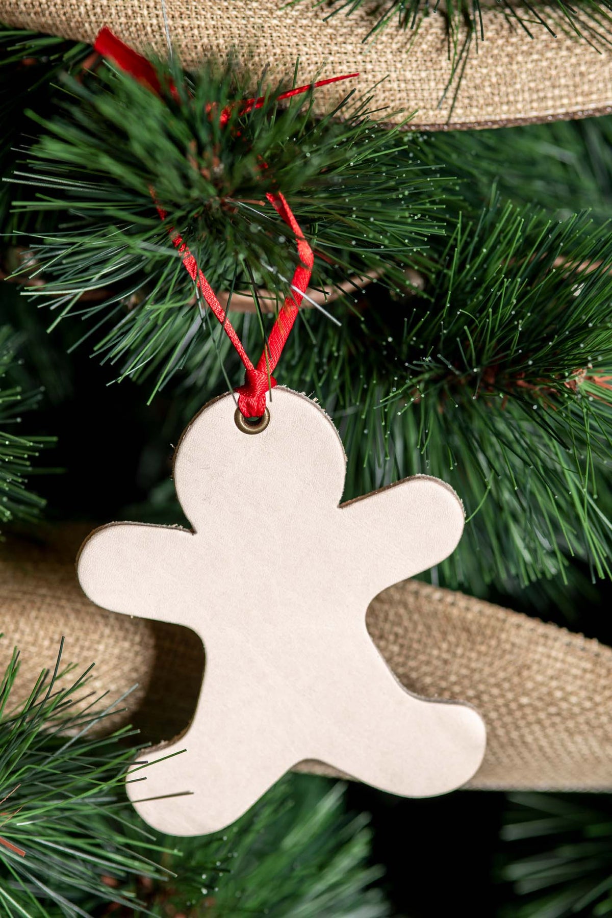 The Gingerbread Man | Leather Ornament