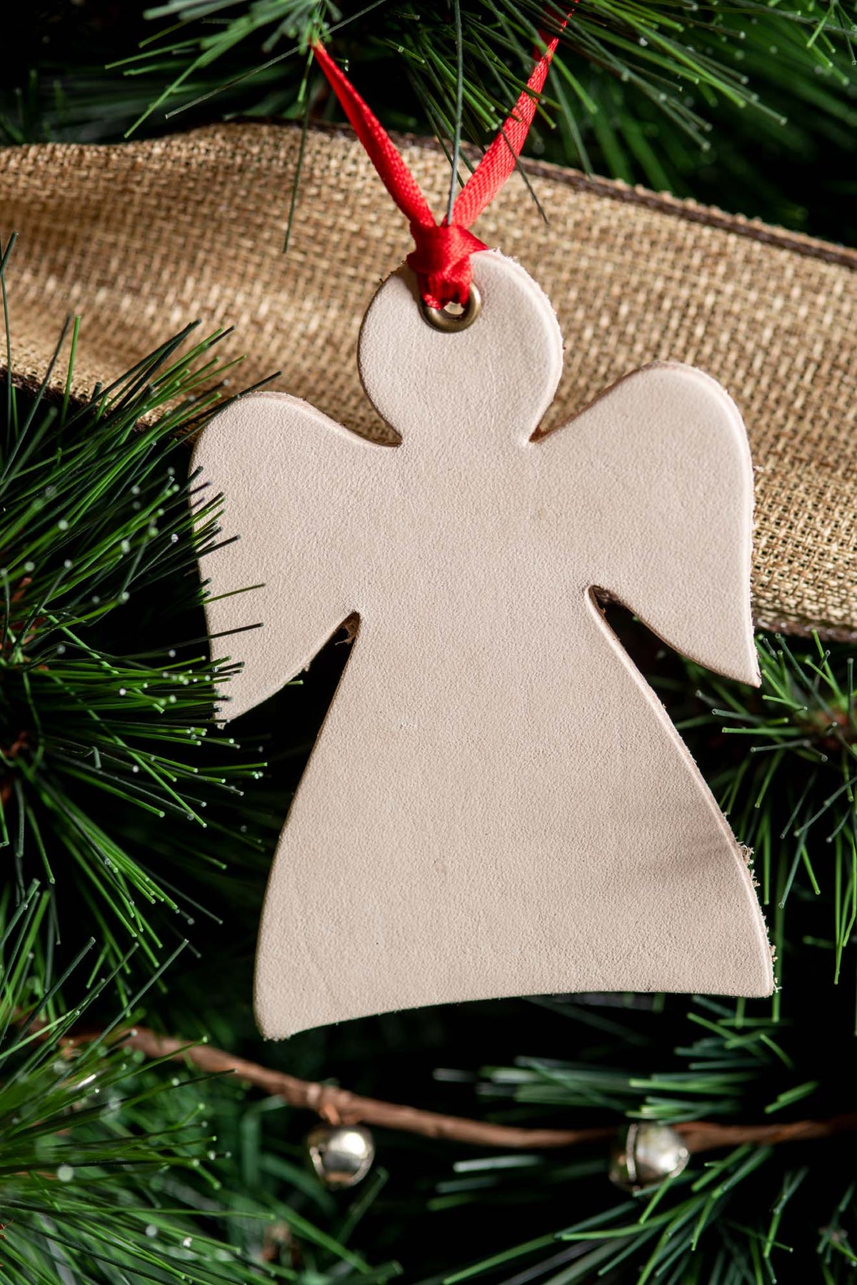 The Herald Angel | Leather Ornament