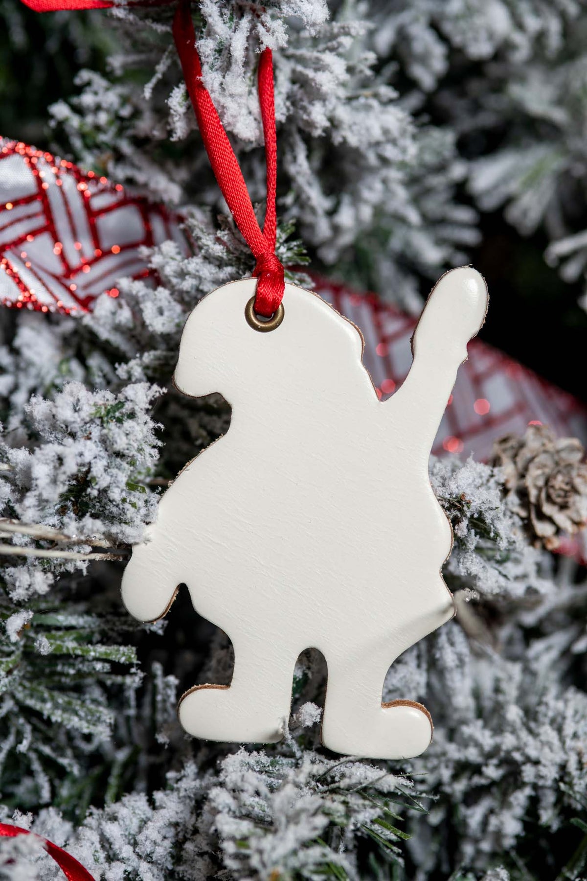 Santa Claus | Leather Ornament