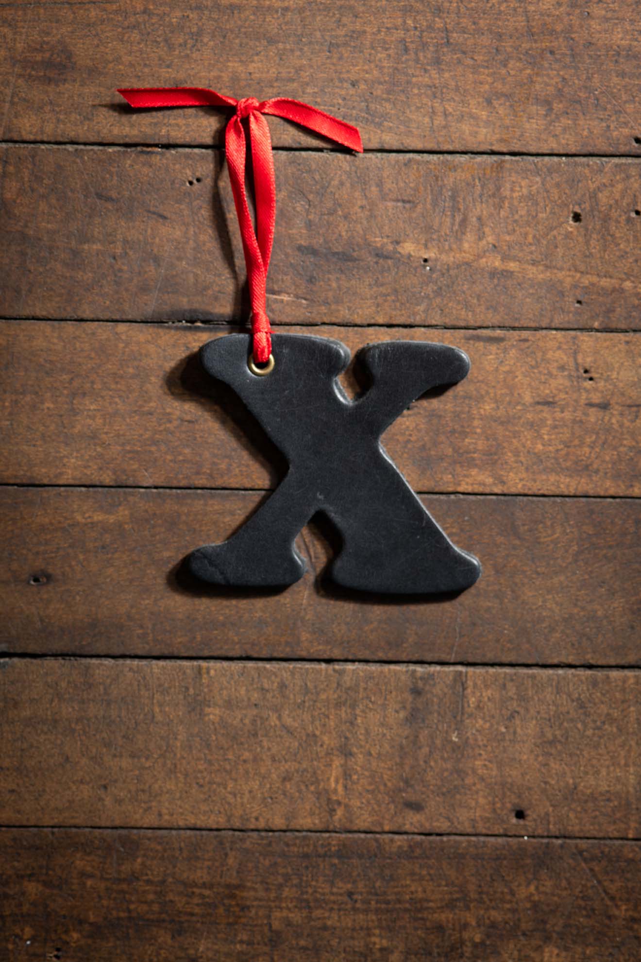 X | Leather Ornament