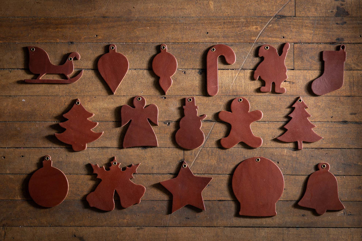 Brown Ornament Collection | Leather Ornaments
