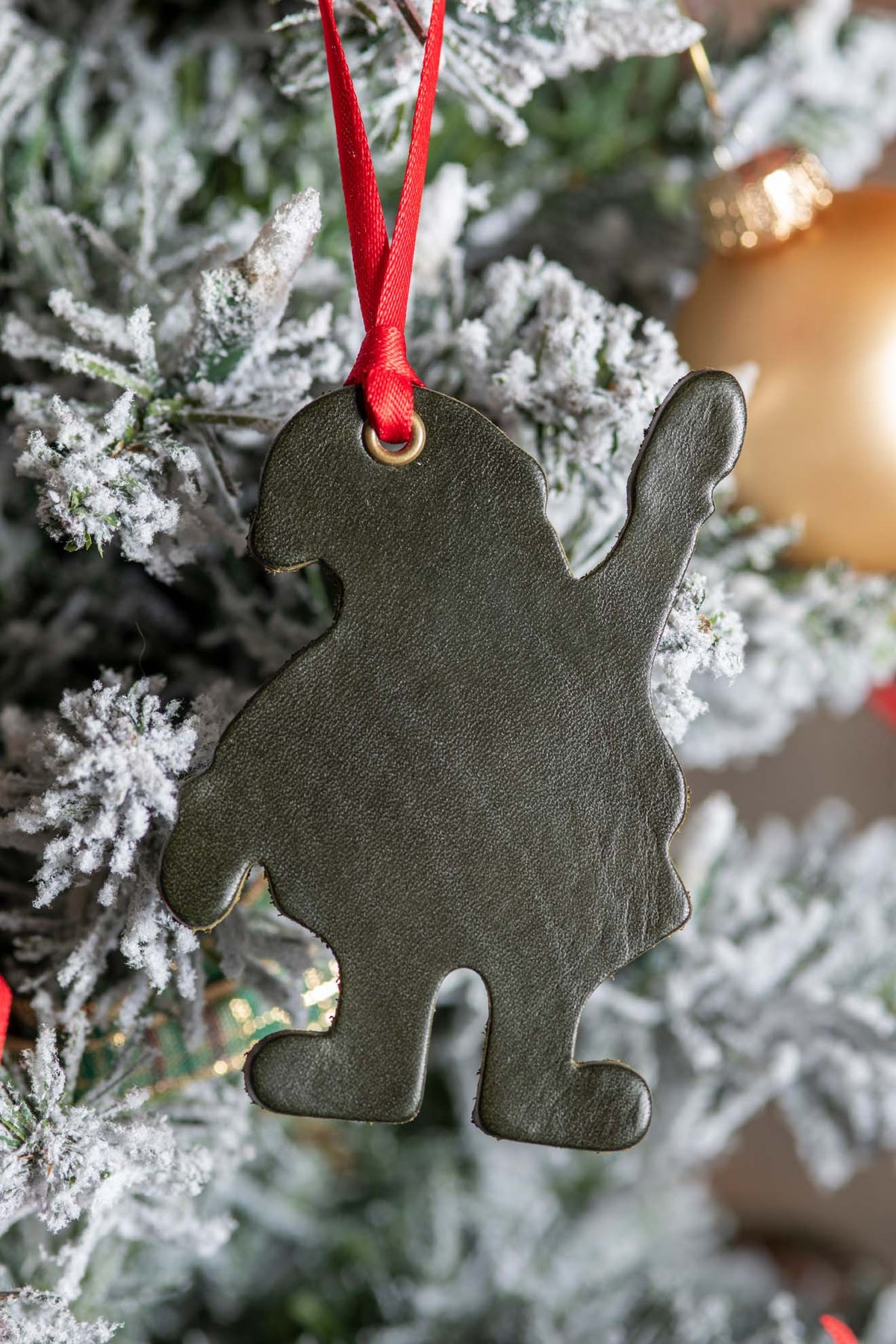 Santa Claus | Leather Ornament