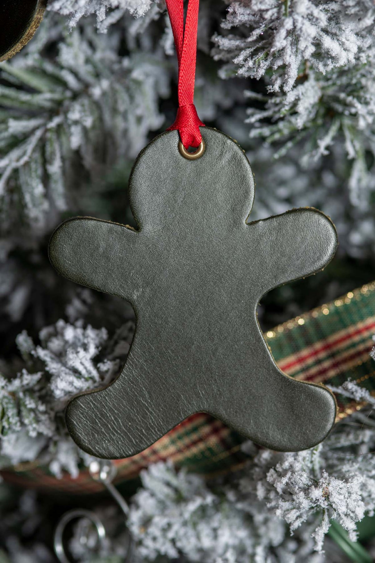 The Gingerbread Man | Leather Ornament