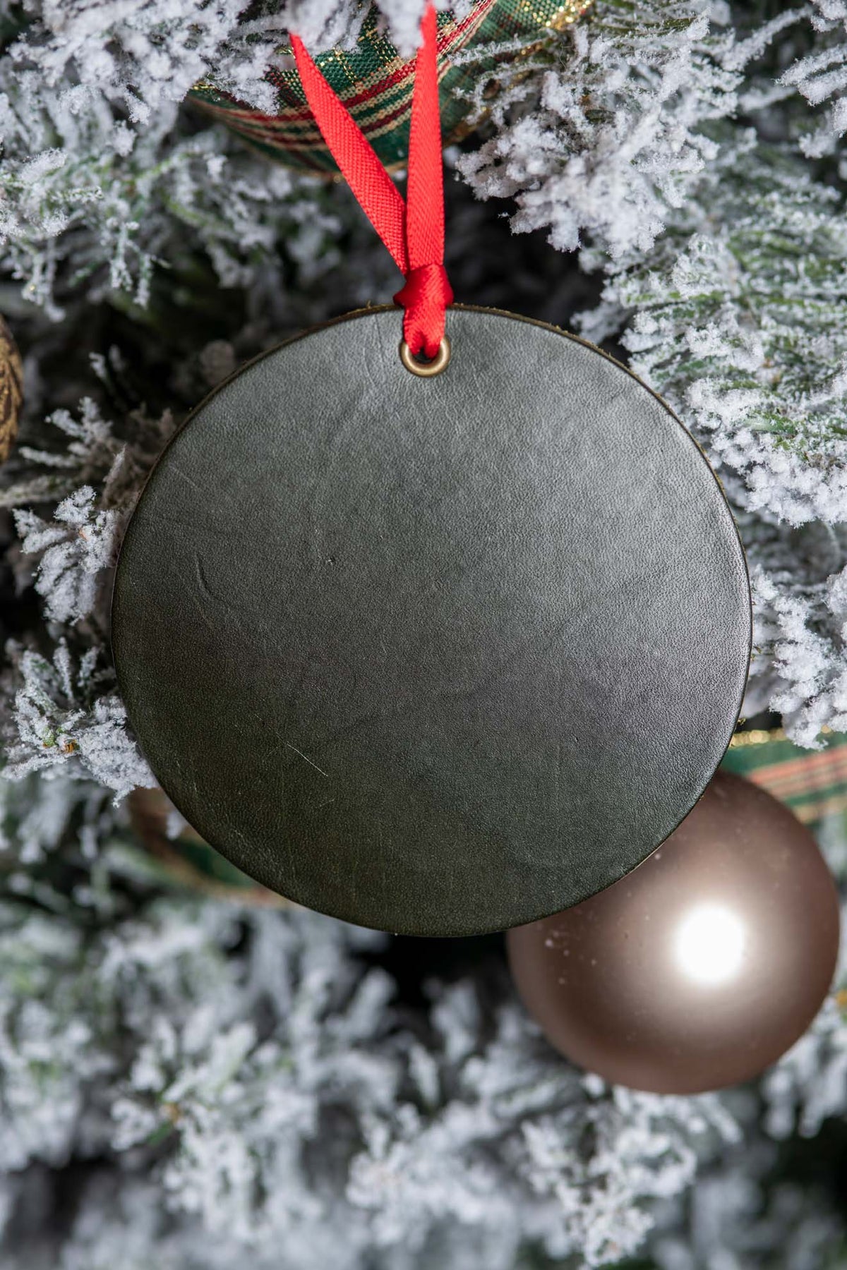 Simple Circle | Leather Ornament
