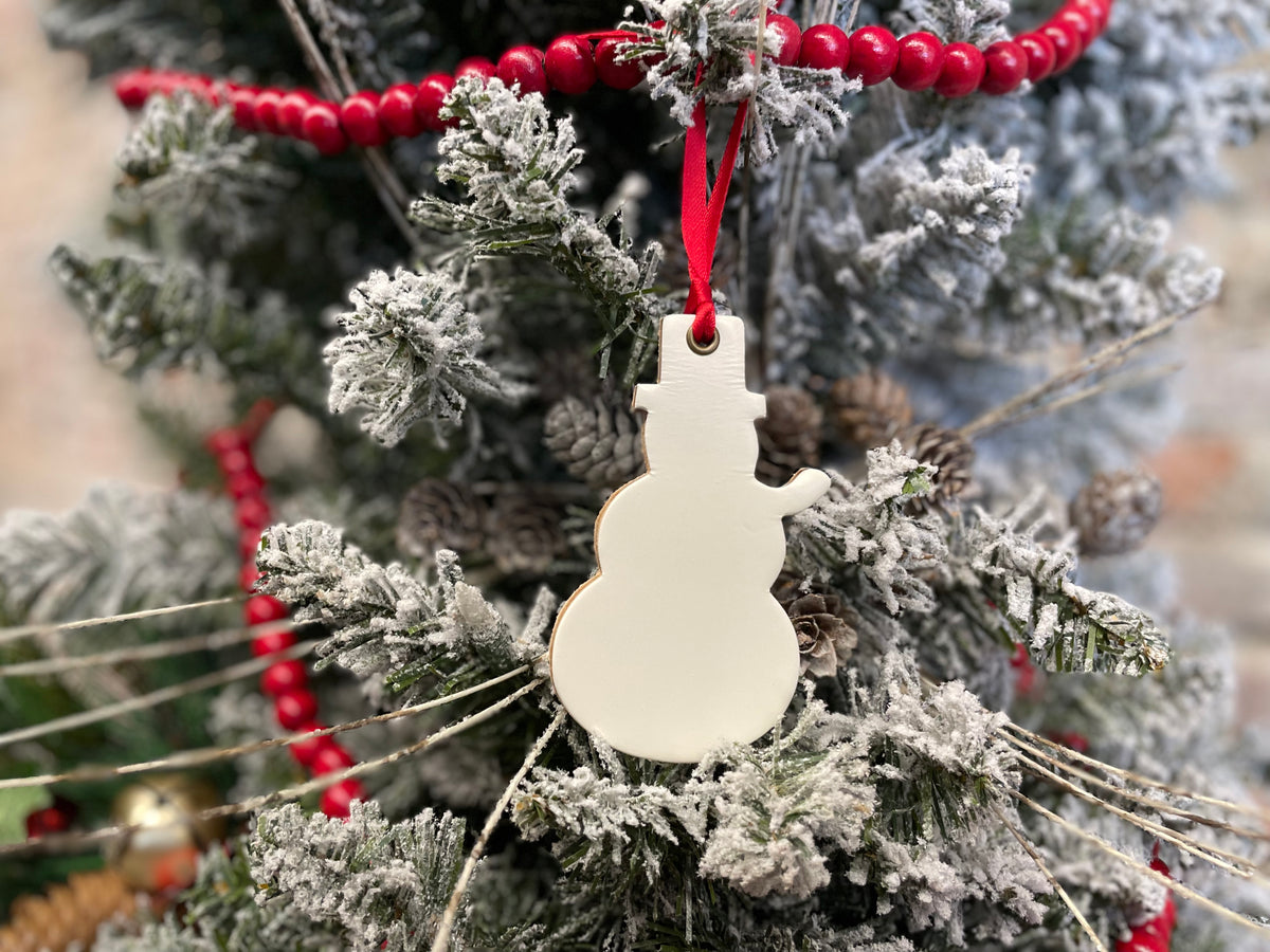 Frosty the Snowman | Leather Ornament