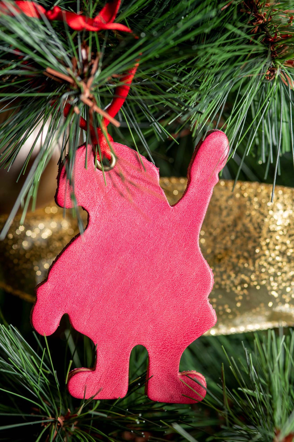 Santa Claus | Leather Ornament