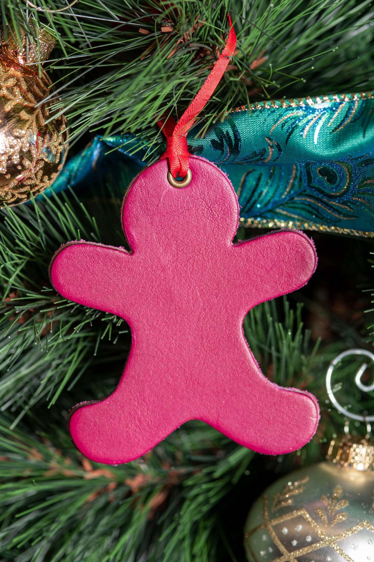 The Gingerbread Man | Leather Ornament