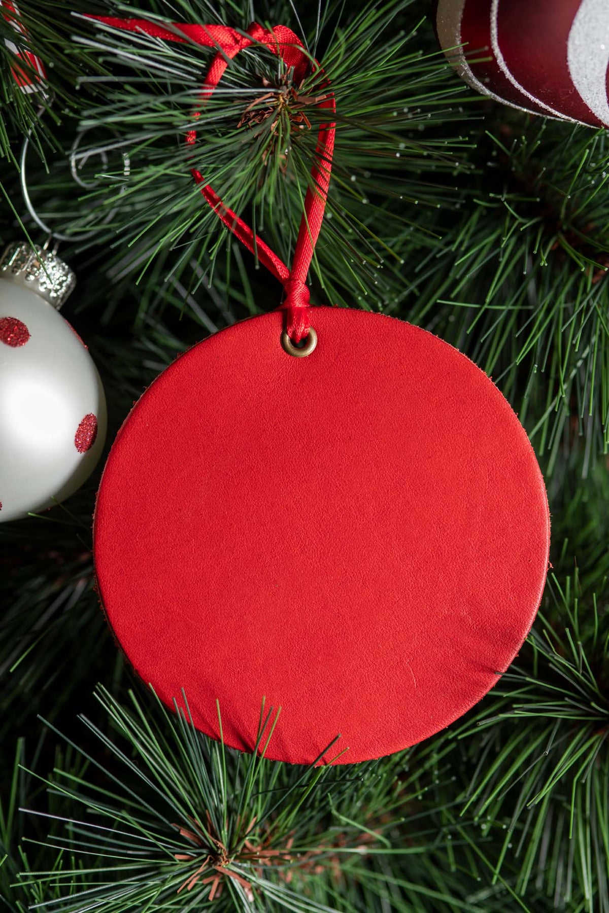 Simple Circle | Leather Ornament