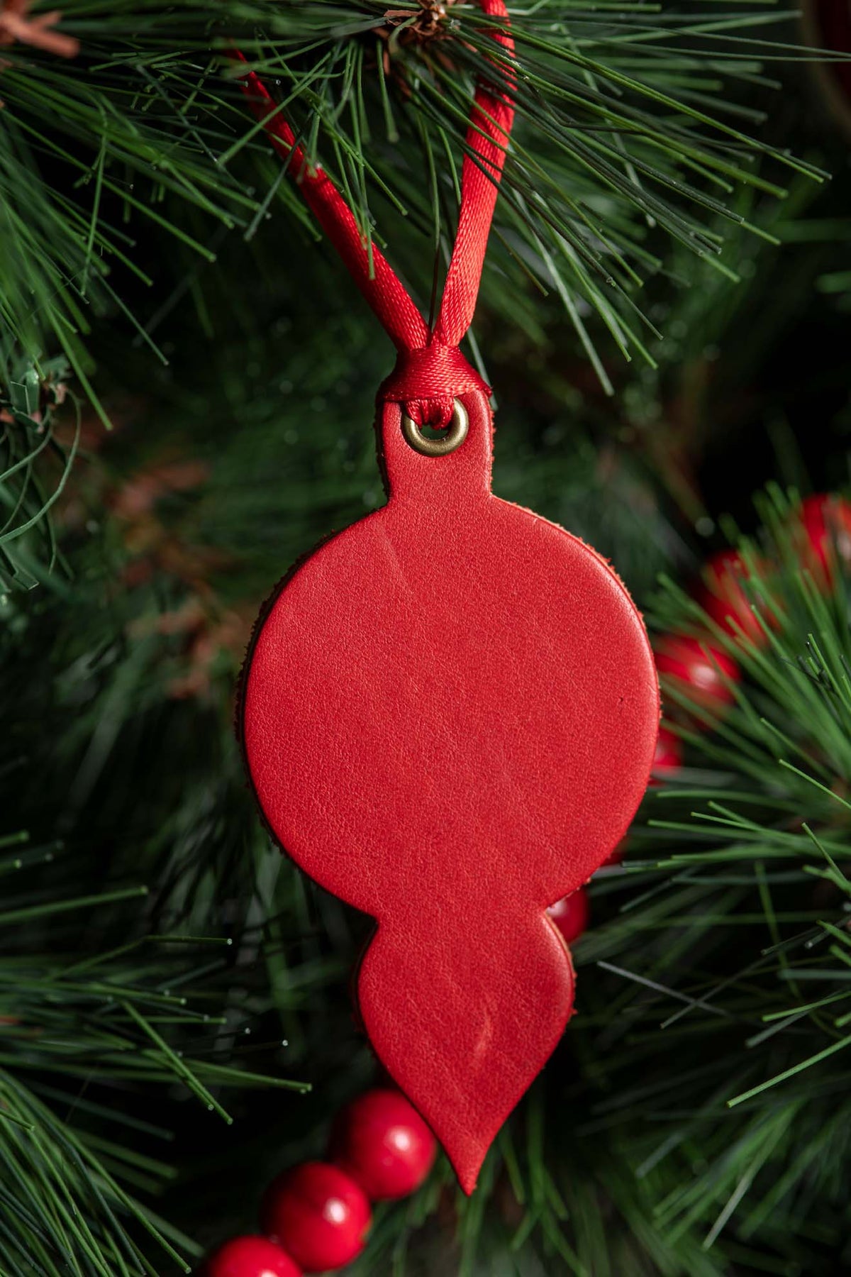 Lamp Shaped Ornament | Leather Ornament